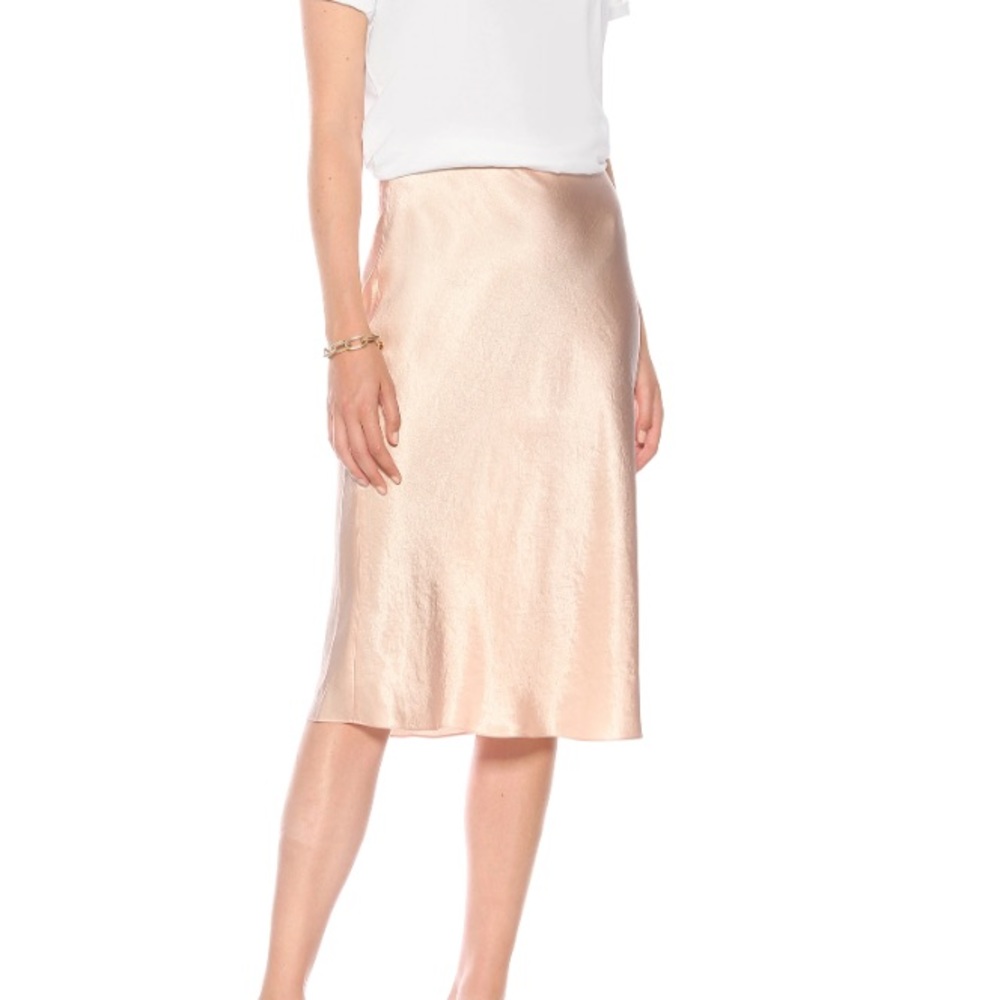 VINCE Satin Skirt